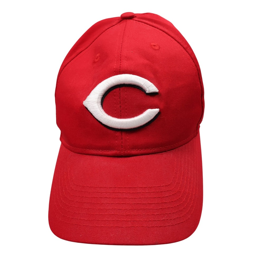 MLB Cincinnati Reds Hat Youth Cap OC Sports Adult Baseball Adjustable Strap‎